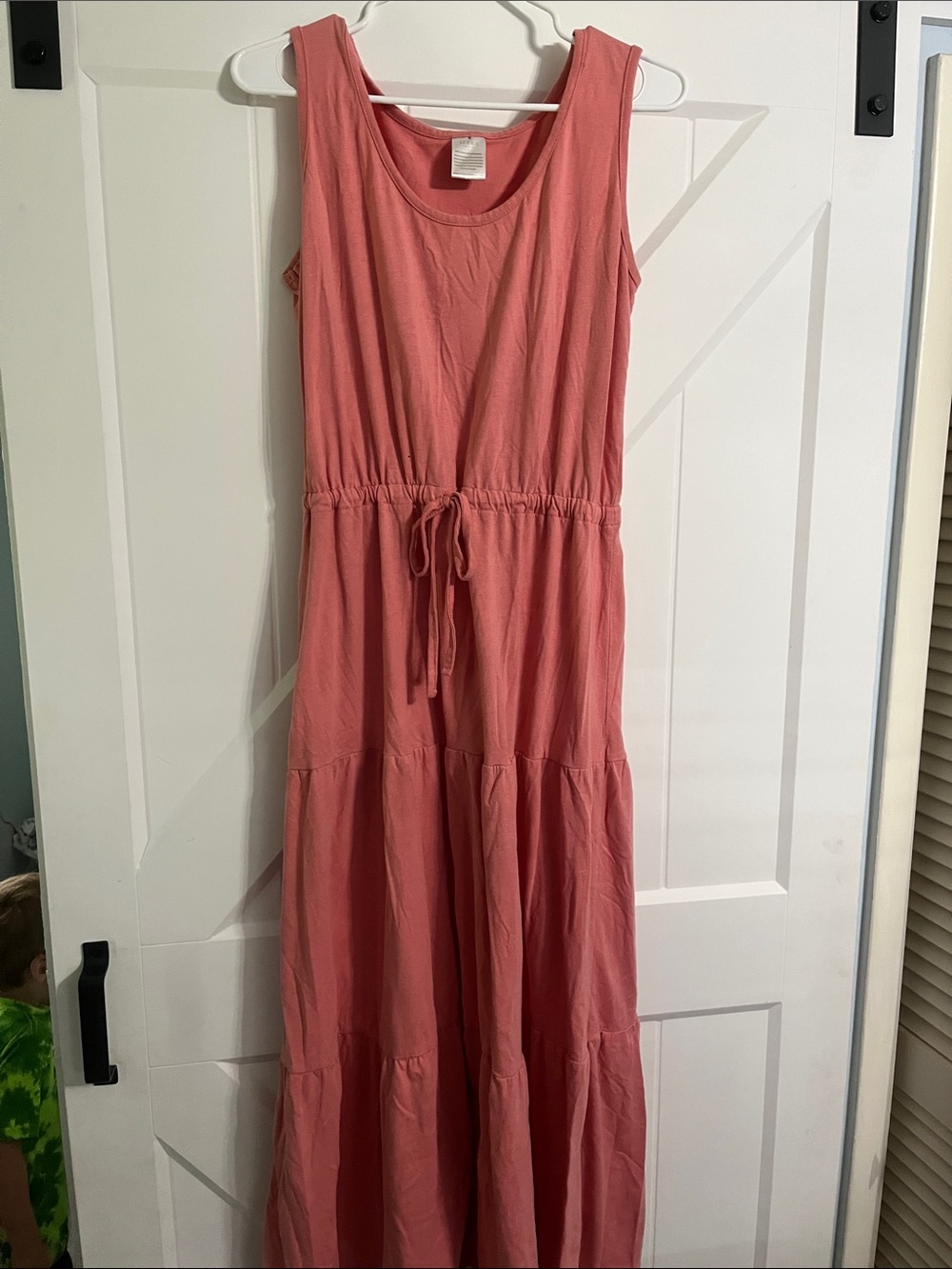 Serra Sleeveless Maxi Dress in Coral